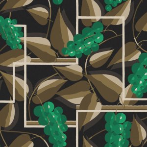 FOLIES RETRO SZŐLŐ Tapéta (0,70 m x 10,05 m), arany