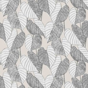 GOJA RETRO LEVELEK Tapéta (0,53 m x 10,05 m), szürke