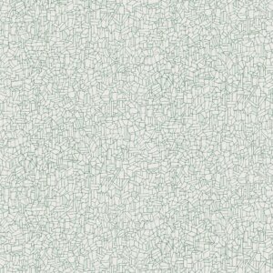GOJA RETRO MOZAIK Tapéta (0,53 m x 10,05 m), zöld