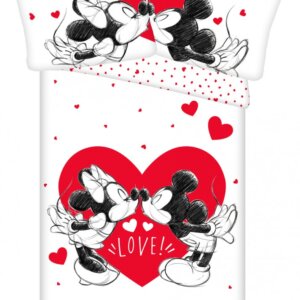 Disney Mickey, Minnie Love ágyneműhuzat 140×200cm, 70×90 cm
