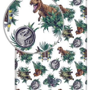 Jurassic World Dino Kingdom gumis lepedő 90x200 cm