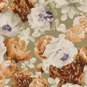 KENT ROMANTIC ROSES Tapéta (0,53 m x 10,05 m), bézs