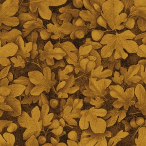 KENT VINTAGE LEVELEK Tapéta (0,53 m x 10,05 m), arany