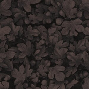 KENT VINTAGE LEVELEK Tapéta (0,53 m x 10,05 m), fekete