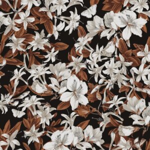 KENT ROMANTIC VIRÁGÖZÖN Tapéta (0,53 m x 10,05 m), fekete