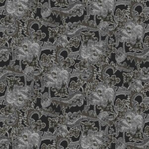 KIMONO JAPÁN MINTÁS Tapéta (0,53 m x 10,05 m), fekete