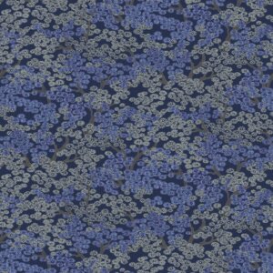 KIMONO JAPÁN FA Tapéta (0,53 m x 10,05 m), kék