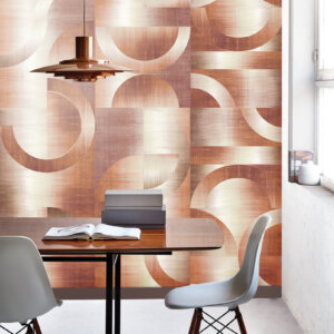 WALL DESIGNS RETRO FORMÁK Tapéta (1,27m x 3,00m), vörös
