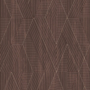 PRISMA RETRO ROMBUSZ Tapéta (0,53 m x 10,05 m), bordó