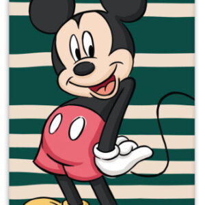 Disney Mickey Green fürdőlepedő, strand törölköző 60x120cm