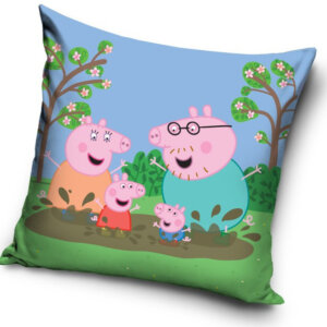 Peppa malac Mud párnahuzat 40x40 cm Velúr