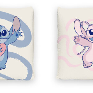 Disney Lilo és Stitch, A csillagkutya Lovers párna, díszpárna 40x40 cm
