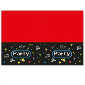 Gaming Party műanyag asztalterítő 120×180 cm