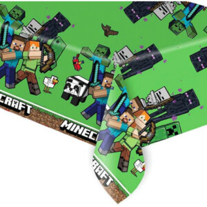 Minecraft Green műanyag asztalterítő 120×180 cm