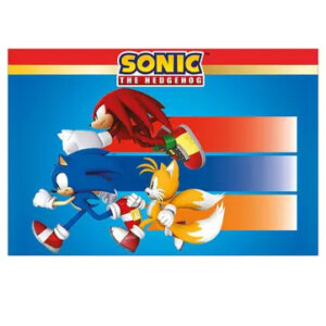 Sonic a sündisznó Sega műanyag asztalterítő 120×180 cm