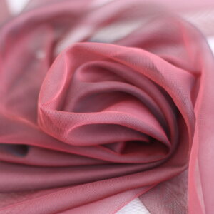 Egyszínű, fényes organza, fényáteresztő, 300 cm magas függöny, bordó