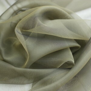 Egyszínű, fényes organza, fényáteresztő, 300 cm magas függöny, szürke