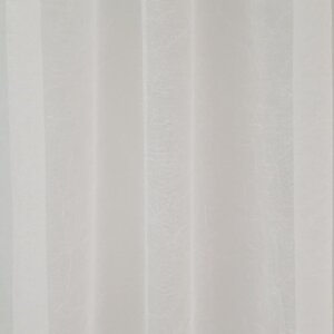 Gyűrt organza függöny, 270 cm, fehér