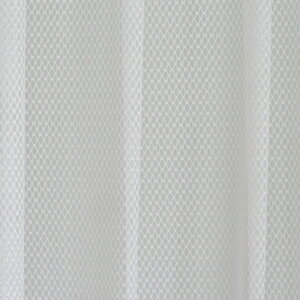 Hálós, rombuszmintás, jaquard, fényáteresztő függöny, 330 cm, fehér