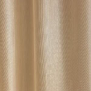 Színes, sable, fényáteresztő függöny, 300 cm, púder