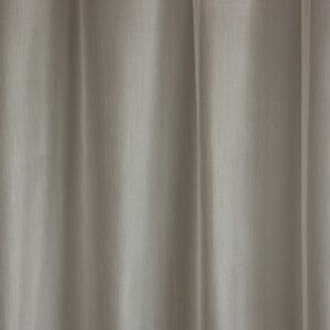 Színes, sable, fényáteresztő függöny, 300 cm, szürke