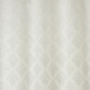 Geometriai mintás jacquard dekor függöny, fehér színű