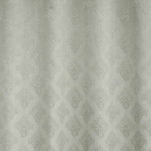Geometriai mintás jacquard dekor függöny, homok színű