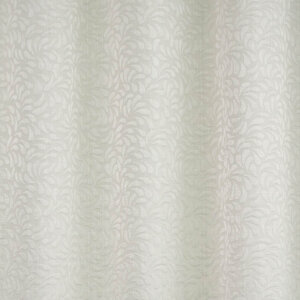 Geometriai mintás jacquard dekor függöny, fehér színű