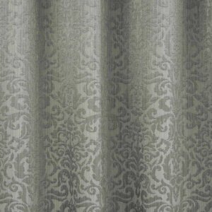 Geometriai mintás jacquard dekor függöny, barna színű