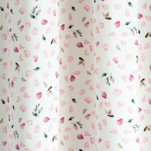CELTIC ALIVE - Romantikus dekorfüggöny, 140 cm, rózsaszirmok, pink