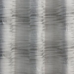 COSTA - Mintás szatén dekorfüggöny, 140 cm, szürke sávos