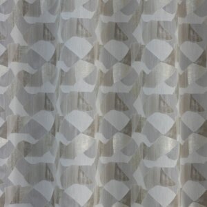DELTA - Maratott organza, ólomzsinóros, fényáteresztő függöny, 300 cm, bézs