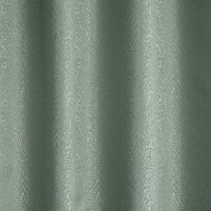 DIOMED - Mentazöld, különböző mintás, csillogó, sötétítő függönycsalád, 140 cm, barokk minta