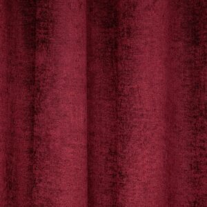 EDGAR - Egyszínű bársony dekor függöny, 310 cm, bordó
