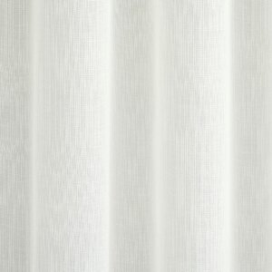 JORDANA - Újrahasznosított sablé, átlátszó függönyanyag, 300 cm, fehér