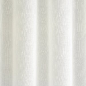 JORDANA - Újrahasznosított sablé, átlátszó függönyanyag, 300 cm, krém