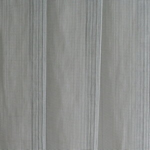 KINLEY - Szablé, hálószövött, átlátszó függöny, függőleges csíkozással, 280 cm, ekrü