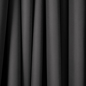 KONTICH  FR - Lángálló dekorfüggöny, black out., 290 cm, fekete