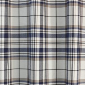LARSON - 30-60% közepes árnyékolást nyújtó, vízleperegető, sötétítő anyag, 180 cm, kék-drapp kockás