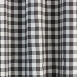 LARSON - 30-60% közepes árnyékolást nyújtó, vízleperegető, sötétítő anyag, 180 cm, fekete kockás