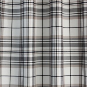 LARSON - 30-60% közepes árnyékolást nyújtó, vízleperegető, sötétítő anyag, 180 cm, szürke-drapp kockás