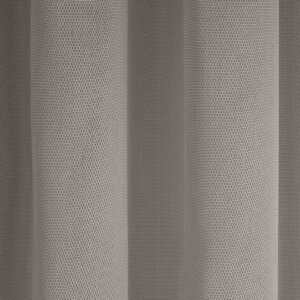 MENTA - Hálós jellegű, egyszínű, fényáteresztő függöny, 300 cm, szürke