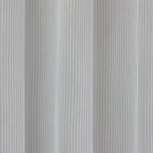 MIRELLA - Fehér láncmintás jacquard függöny, 300 cm, fehér