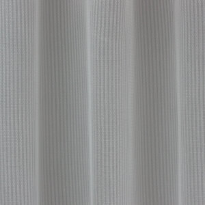 MIRELLA - Fehér láncmintás jacquard függöny, 220 cm, törtfehér