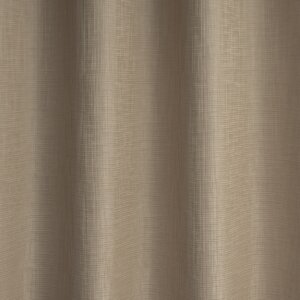 MIRON - Art deco hangulatú, 3D hatású, geometriai mintás, selyemfényű dekorfüggöny., 140 cm, hálós, drapp