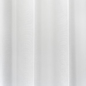 MONA - Szálbeszövött szablé, fényáteresztő, fehér függöny, 180 cm, fehér