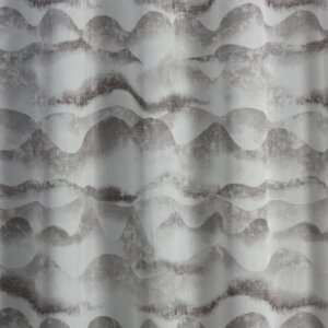 MUSSOLA - Szablé, márványos hullámmintás, átlátszó függöny anyag, 315 cm, bézs