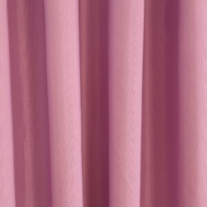NAPOLI - Pamut vászon, egyszínű dekorfüggöny, 140 cm, mályva