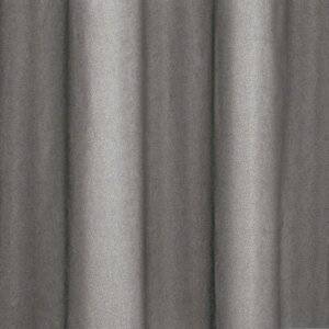 NOLAN - Fényes pamut vászon, egyszínű, anyagában mintás dekorfüggöny, 300 cm, ezüst bőrhatású