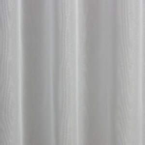 ODETTE - Fehér, fényáteresztő, szablé függönyanyag, 300 cm, fehér